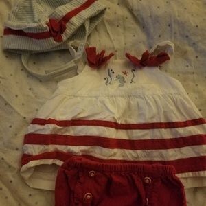 Janie and jack outfit with hat